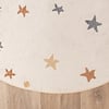Rond wasbaar kindervloerkleed - Ravi Stars Multicolor