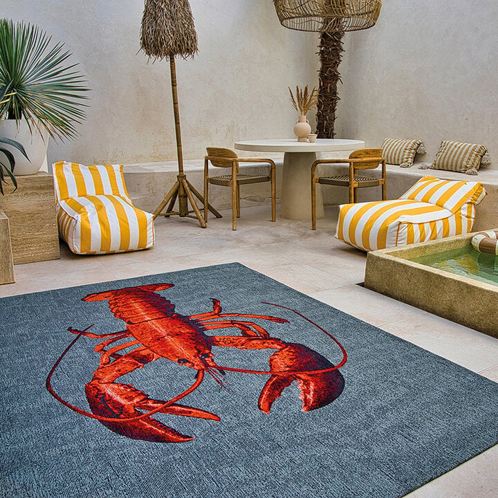 Grafisch vloerkleed - Pop Lobster 9389