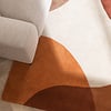 Wollen abstract vloerkleed - Clarice Terracotta  - thumbnail 2
