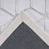 Geometrisch vloerkleed - Vica Geo 125 Wit/Grijsblauw  - thumbnail 4