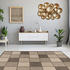 In- & Outdoor vloerkleed - Swash Tiles 400 Bruin/Creme - thumbnail