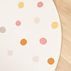 Rond wasbaar kindervloerkleed - Evi Confetti Multicolor - thumbnail 4