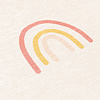 Rond wasbaar kindervloerkleed - Evi Rainbow Multicolor - thumbnail 3