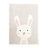 Wasbaar kindervloerkleed - Simba Bunny Wit - thumbnail 1
