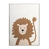 Wasbaar kindervloerkleed - Simba Lion Bruin - thumbnail 1