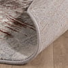 Rond abstract vloerkleed - Xavier Scratch Taupe/Rood - thumbnail 5