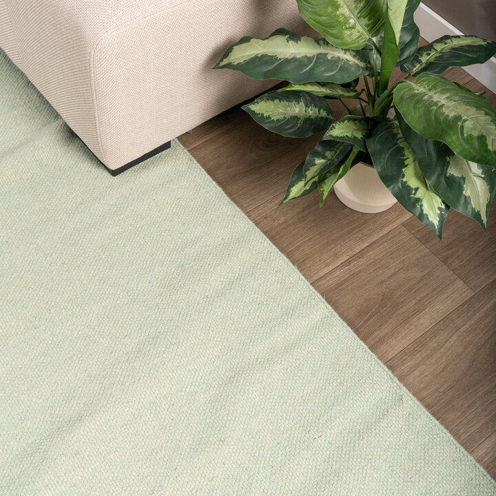 Wollen vloerkleed - Reno Groen - 2