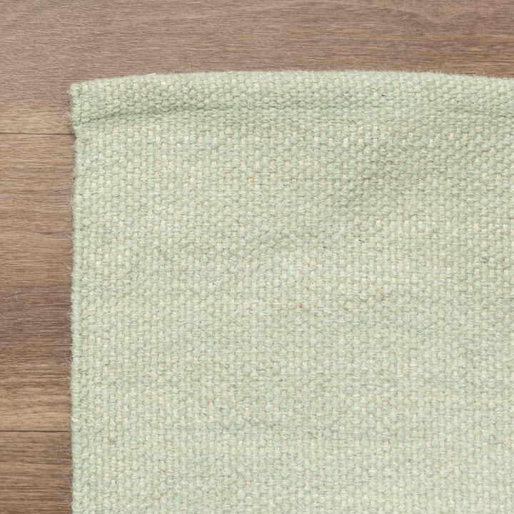 Wollen vloerkleed - Reno Groen - 4