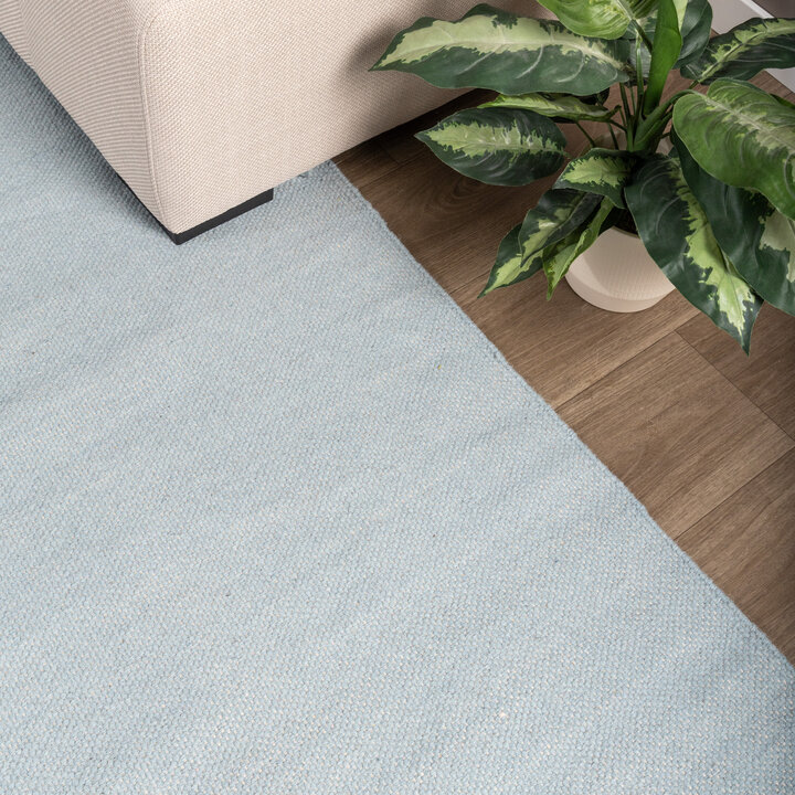 Wollen vloerkleed - Reno Blauw  - 2