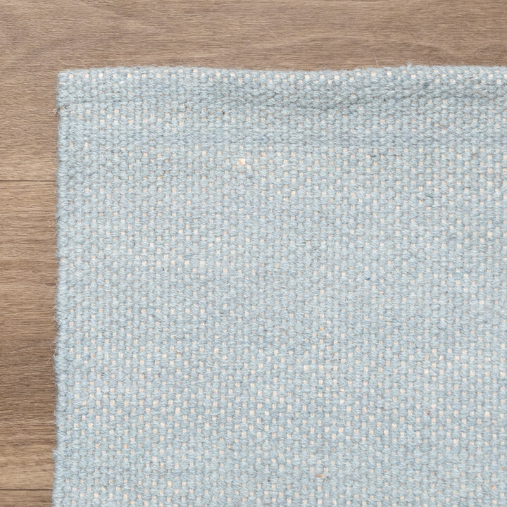 Wollen vloerkleed - Reno Blauw  - 4