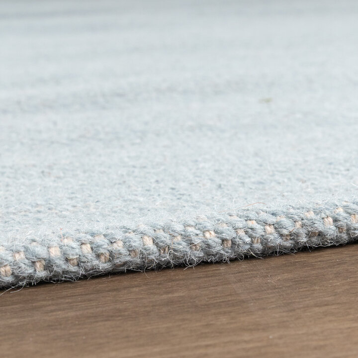 Wollen vloerkleed - Reno Blauw  - 5