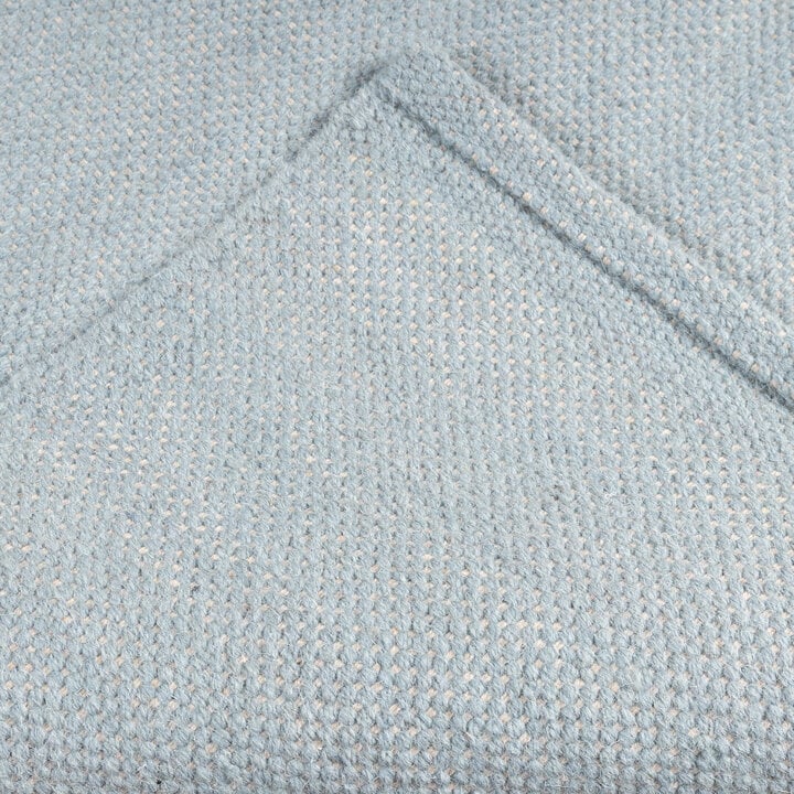 Wollen vloerkleed - Reno Blauw  - 6