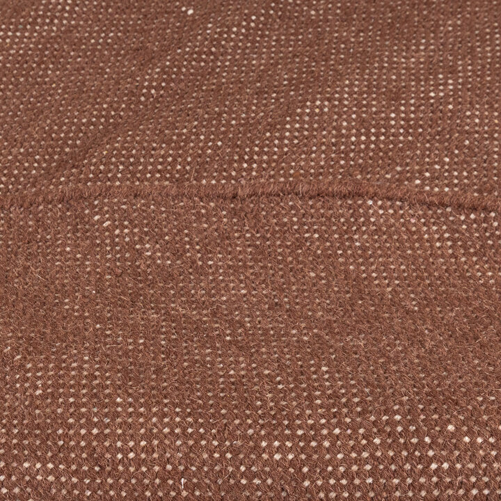 Rond wollen vloerkleed - Reno Bruin - 6