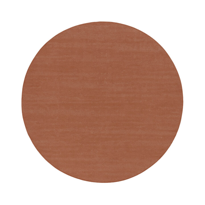 Rond wollen vloerkleed - Reno Bruin - 1