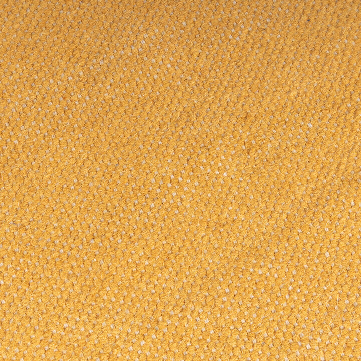 Rond wollen vloerkleed - Reno Okergeel - 3