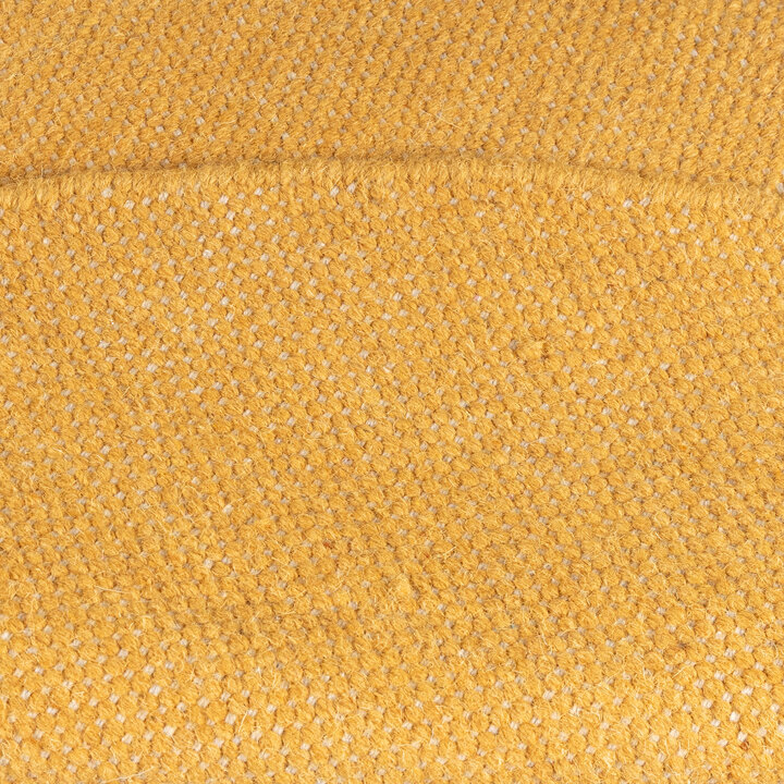 Rond wollen vloerkleed - Reno Okergeel - 6