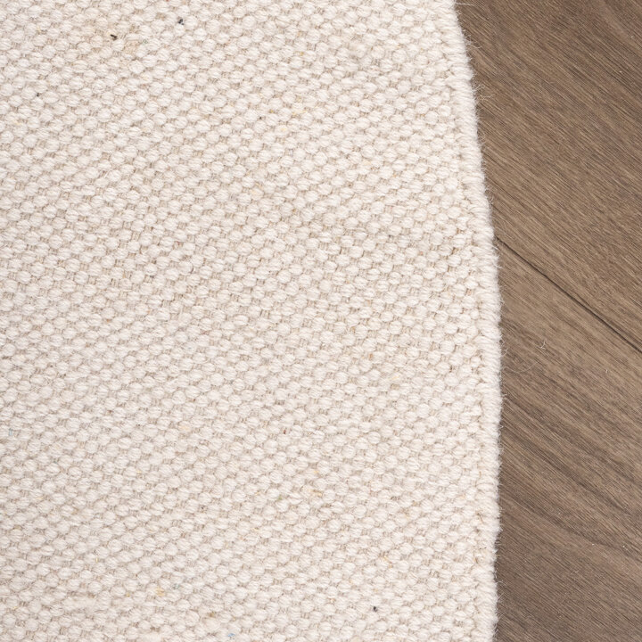 Rond wollen vloerkleed - Reno Creme - 4