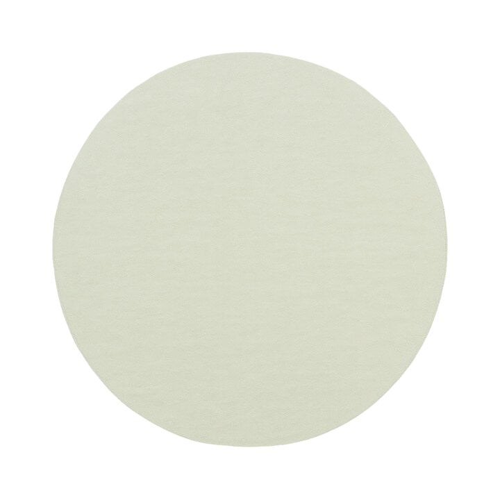 Rond wollen vloerkleed - Reno Groen - 1