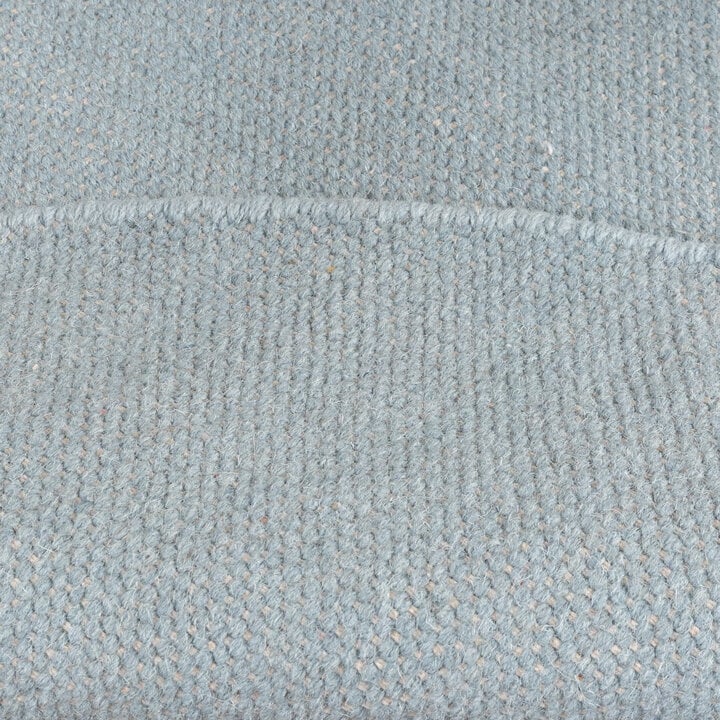 Rond wollen vloerkleed - Reno Blauw - 6