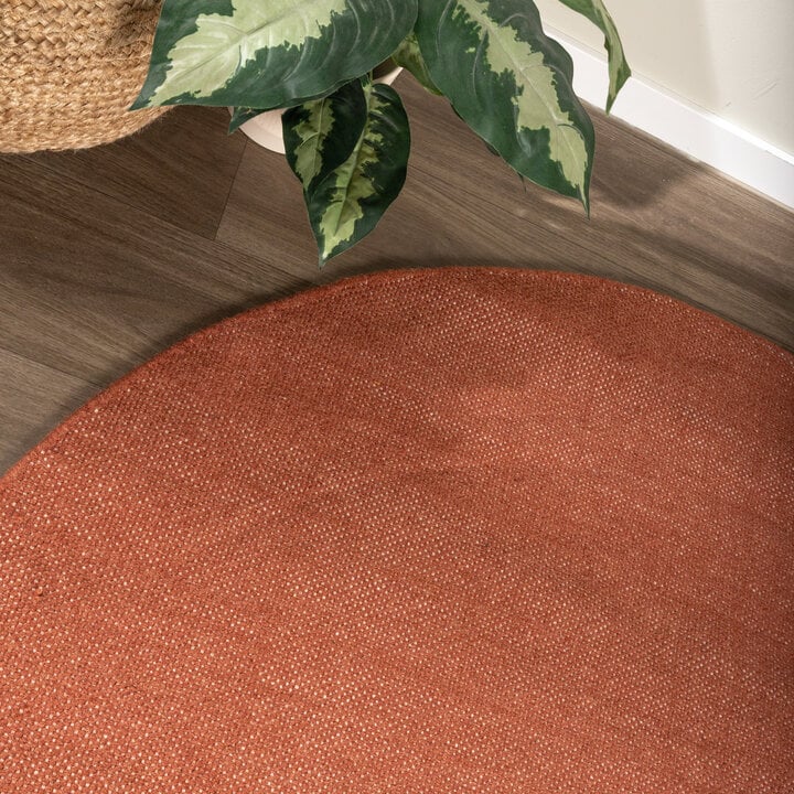 Rond wollen vloerkleed - Reno Terra - 2